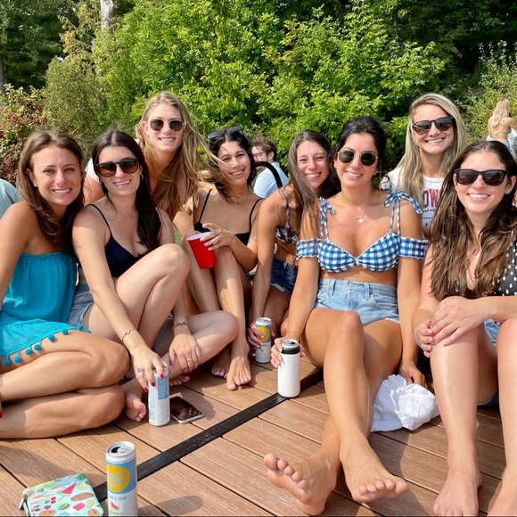 Montce Swim Copy Montce Swim Montce Swim Blue Gingham Betsy Bikini